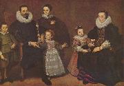 Cornelis de Vos Familienportrat painting